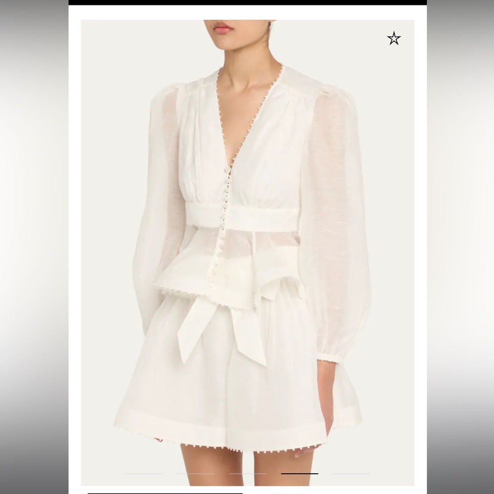 Zimmermann Dawning Beaded blouse